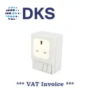 EAC SD035 03503.0-01 G-type socket 250VAc 13A IP20 DIN Rail Mounted 1Gang 002172