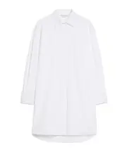 Max Mara Collared Long-Sleeve Shirt Dress IT40,IT44,IT42,IT38,IT48,IT46 optical white