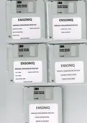 ENSONIQ ASR 10, EPS 16 PLUS & TS10 MIRAGE CONVERSION 10 DISK SET!! SET #2