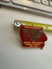 David Dave Rehbein Candidate National Commander 2008-2009 American Legion Pin