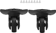 MUNEFE Luggage Replacement Wheels, Silent Suitcase Luggage Suitcase Wheels, Swivels Caster Wheels Repair Kits for Most Suitcase Repair