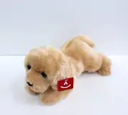 Aurora Flopsie Goldie Labrador Dog Stuffed Animal Plush 12" L NWT