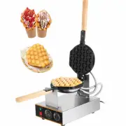 Electric Egg Cake Oven 110V Stainless Steel Puff Egg Waffle Iron Maker Machine