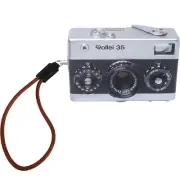 Leather Hand Wrist Strap Metal Lug For Rollei 35 Classic 35 35S 35T 35SE Camera