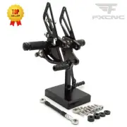 FXCNC CNC Front Footrests Rearsets Footpegs Pedals For NINJA 250 EXC250 08-12