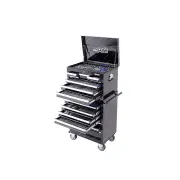 SP Tools 629Pcs Custom Ser Toolkit - Metric / SAE 14 Drawer Black Plus EVA Trays