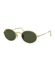 [Ray-Ban] Oval Gold RB3547 Sunglasses