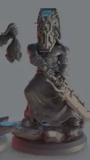 Iron Cultist C | Tainted Windmill | Demon Chaos | Wargaming RPG Miniature