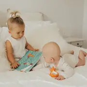 'mini Reader Gift Set' - Baby Board Book Gift Set with mini Mizzie Teether