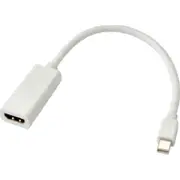 [AT-MINIDPHDMI-MF] Mini DisplayPort DP to HDMI Cable 15cm Adapter Converter