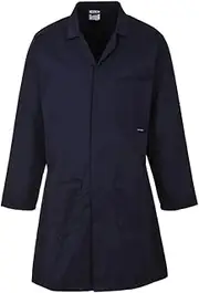 Portwest 2852 Standard Lab Coat Hard Wearing Workwear Lab Coat Navy, XX-Large