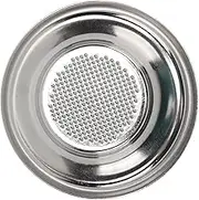 Coffee Portafilter Basket, Stainless Steel Pressurized Coffee Filter Basket,1 Cup Reusable Replacement Bottomless Portafilter Pressurized Filters for Semi Automatic Coffee Machine