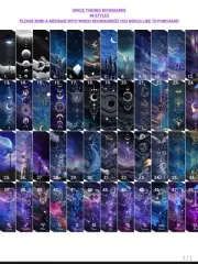 Space Themed BookMarks (READ DESCRIPTION)