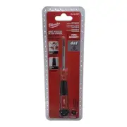 Milwaukee Multi-Bit Screwdriver 4-in-1 TORX Tamperproof Precision Non-Slip Grip