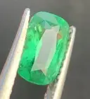1.35 Carat Natural Faceted Tsavorite Garnet , Loose Gemstone From Tanzania