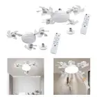 Ceiling Fan Light and Remote Control Pendant Lamp for Home Entryway Garage