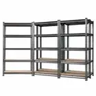 5x Giantz 1.5M Garage Shelving Warehouse Rack Storage Racking Storage Steel