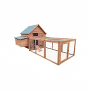 YES4PETS XL Chicken Coop Rabbit Hutch Ferret Cage Hen Chook House With Run