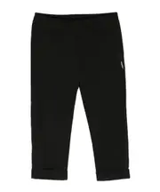 MSGM Kids High Waist Straight Leg Pants 12,8Y,14Y,10Y Black