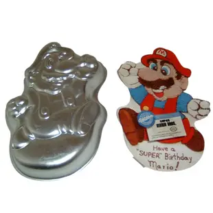 美國 Wilton Super Mario Bros. Cake Pan 惠爾通超級瑪利兄弟蛋糕烤盤 烤模 烘焙 絕版品