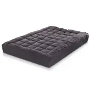 Bedding Bamboo Charcoal Pillowtop Mattress Topper Protector Cover