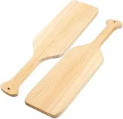GLSTOY 2pcs Greek Fraternity Wooden Paddle Unfinished Pine Sorority Craft Paddle for DIY Home Decor