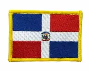 Dominican Republic Island Country Of Flag 3.5 inch Patch EE6026 F6D34G
