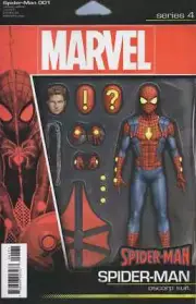 Spider-Man #1 Marvel Comics 2022 Christopher Action Figure Variant