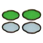 Begonia Flower Plate Stable Food Holder for Kitchen Pantry Table Centerpiece