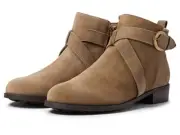 Walking Cradles Kellen Ankle Boots, Taupe Suede, Women's 10 Wide