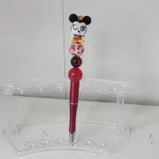 Disney Doorables Beaded Pen Minnie Mouse from Mickey and Friends Red Base