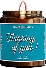 Scent Nation Australia in Loving Memory Candle: Healing Self-Care & Sympathy Gift Candle for Women - Soothing Condolence & Thinking for You & Get Well Soon Candle, Hug-Inspired Gifts,
