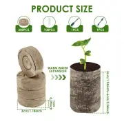 Seed Starter Pod Nonwoven Peat Pellet Good Fertiliser Retention Root qrpKu