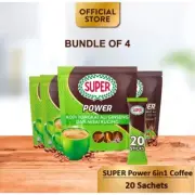 Super Power 6 in 1 Instant Coffee TA with Ginseng 20 x 28g x 4 packs