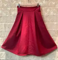 在飛比找Yahoo!奇摩拍賣優惠-【性感貝貝】精品服飾 紅色太空棉澎澎及膝裙, Eden Pa