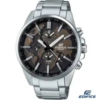 在飛比找Yahoo奇摩購物中心優惠-EDIFICE 多功能鬧鈴腕錶(ETD-300D-5A)-咖