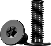 5/10/50pc CM Torx Thin Screw M2 M2.5 M3 M4 M5 M6 M8 A2-70 Stainless Steel Black Colour Six-Lobe Ultra Thin Flat Wafer Head Screw(X30mm,M5 10pcs)