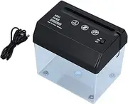 Baxnore Mini Paper Shredder, Heavy Duty Paper Shredder, A6 Electric Paper Shredder, Clip Paper Shredder, Office Credit Card Shredders for Industrial Business Use