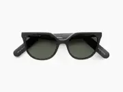 Lucyd Smart Sunglasses | Moonshot Model | Open Ear | Noise Canceling Mics | Voice Assistants Compatible | Narrow Size Polarized UV400 Classic Ban Gree