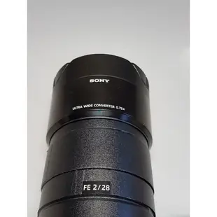 【鏡頭出租】超廣角效果轉接鏡（SEL075UWC）適用於Sony FE 28mm F2（SEL28F20）免押證件可寄送