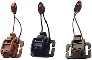 3Pcs Outdoor Storage Hanging Buckle Clips for Whistle Flashlight Walking Stick Fixed Clip for Hiking Camping Travel Activities