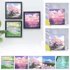 DIY Landscape Oil Painting Color Filling Painting οм н| G8G9