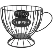 Coffee Capsule Storage Basket Coffee Cup Basket Coffee Pod Organizer Holder1245