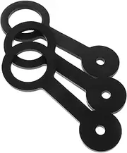 TEHAUX 3Pcs Rv Shower Door Latch Replacement Strap Durable Silicone Travel Latch for Secure Motorhome Trailer and Bathroom Doors Flexible Versatile Door Lock