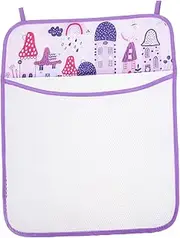 GARIOUANS Hanging Bath Storage Bag Mesh Organiser for Easy Access to Bath Towels Balls Fun Cartoon Design for Tidy Bathrooms