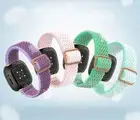 Nylon Band Woven Watch Strap Band For Fitbit Versa 3 3rd Gen / Fitbit Sense