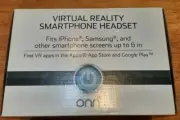 ONN Mobile VR Virtual Reality Smartphone Headset - Blue