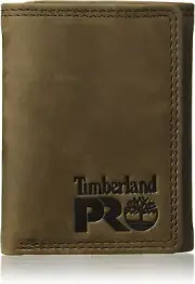 Timberland PRO Men'S Leather Trifold Wallet with ID Window