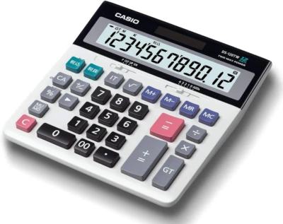 NEW Casio Standard Calculator Type 12Digits DS-120TW
