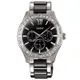 ORIENT 東方錶 CASUAL現代系列三眼陶瓷腕錶39mm/FSW01003B